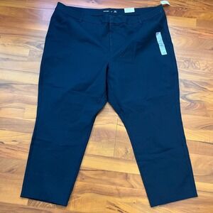 Old Navy High Rise Pixie Never-Fade Secret-Slim Pockets Blue Pants Women's 26W